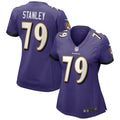 Ronnie Stanley Baltimore Ravens Women's Jersey - Purple