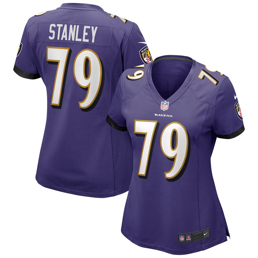 Ronnie Stanley Baltimore Ravens Women's Jersey - Purple