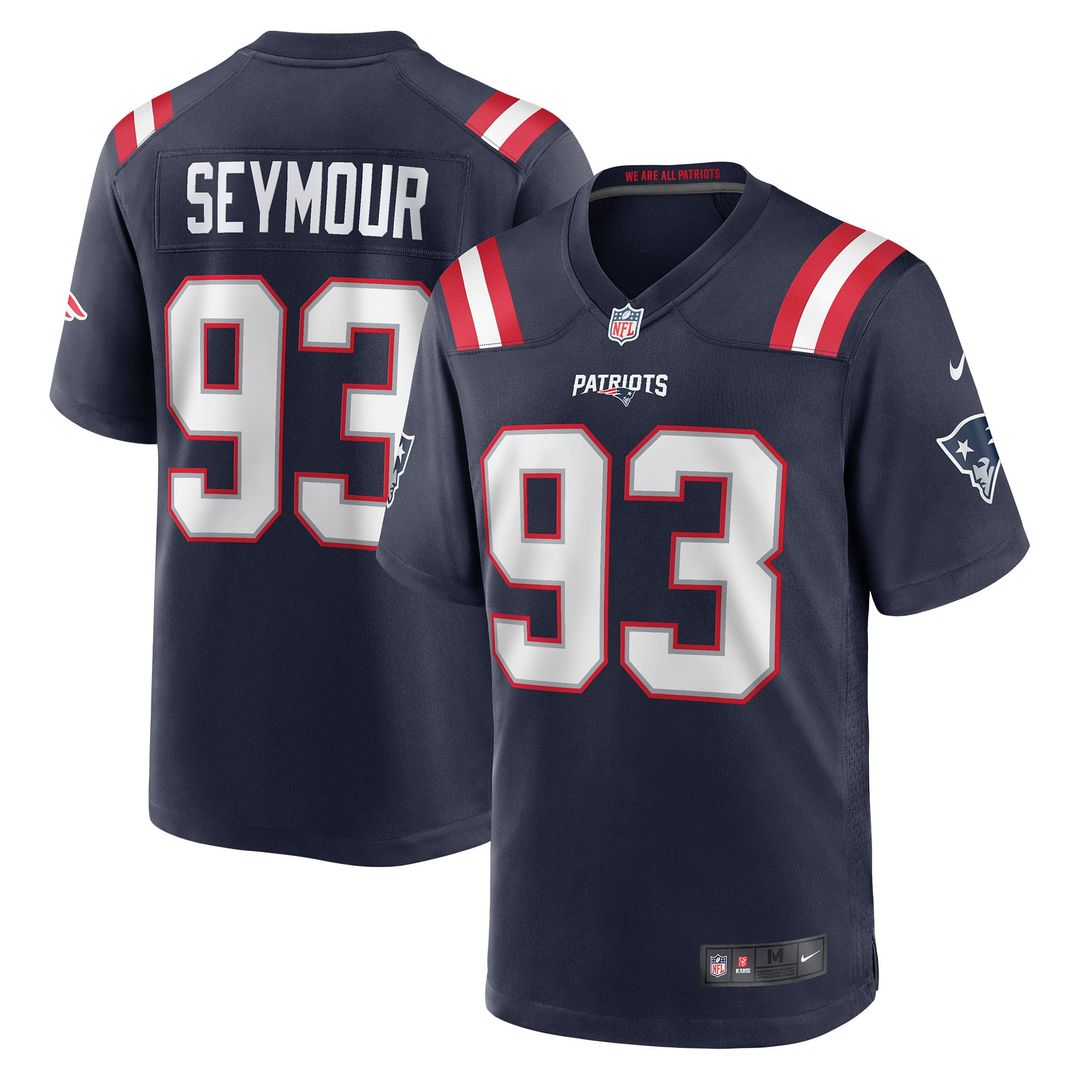 Richard Seymour New England Patriots Retired Player Jersey - Navy