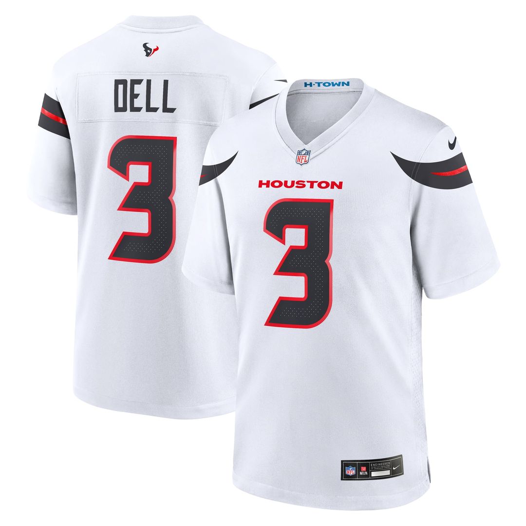Tank Dell Houston Texans Jersey - White