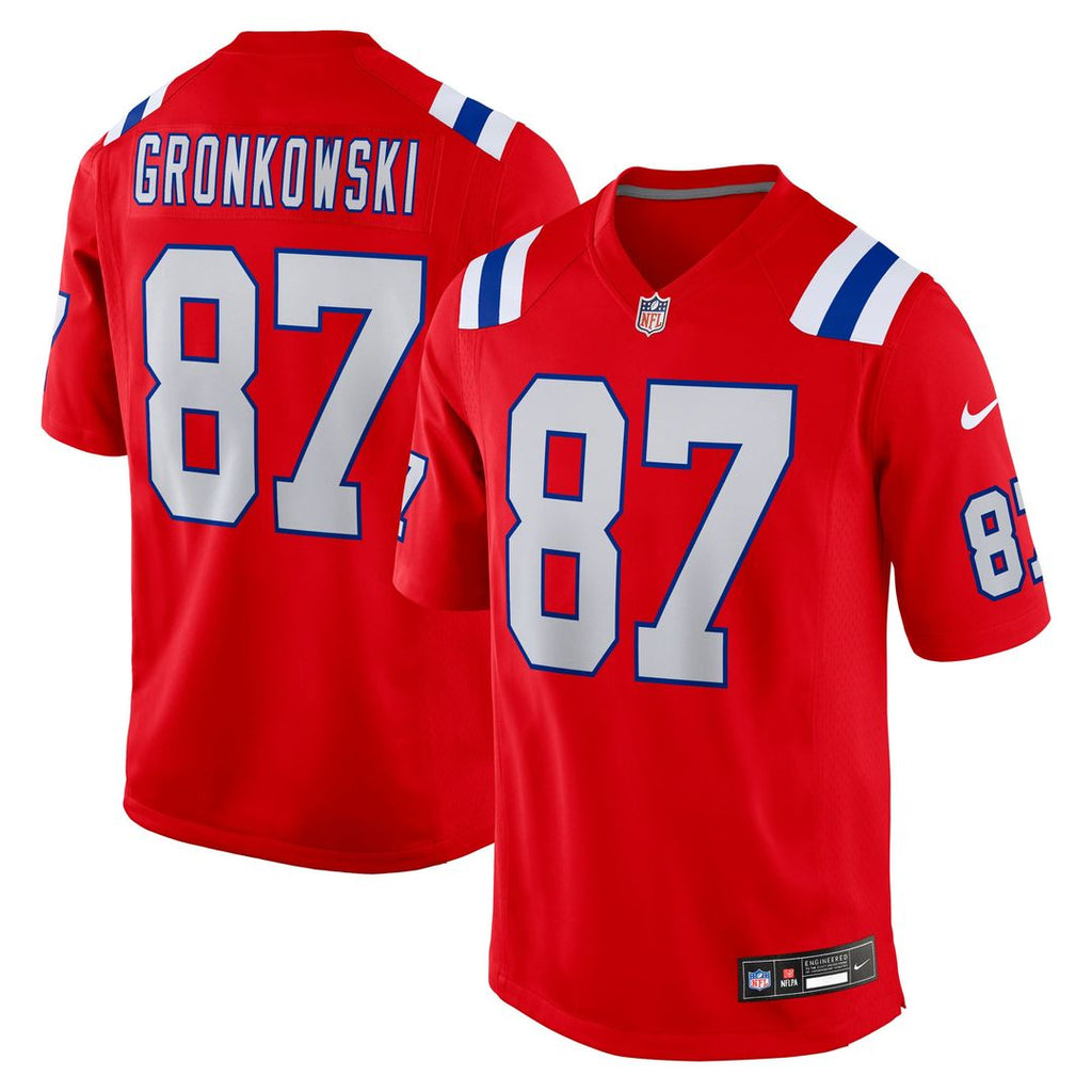 Rob Gronkowski New England Patriots Team Retired Player Jersey - Navy