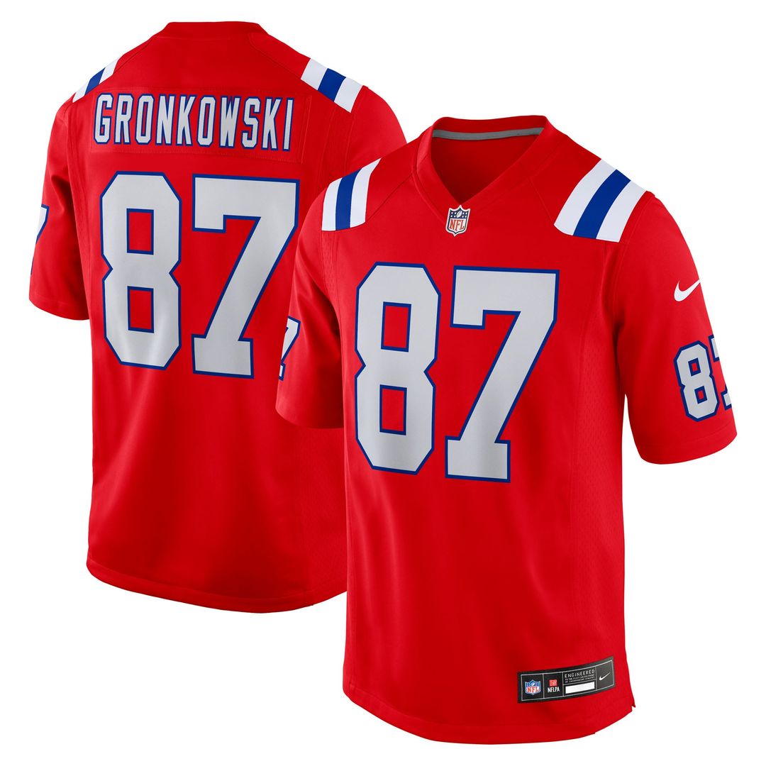 Rob Gronkowski New England Patriots Team Retired Player Jersey - Navy