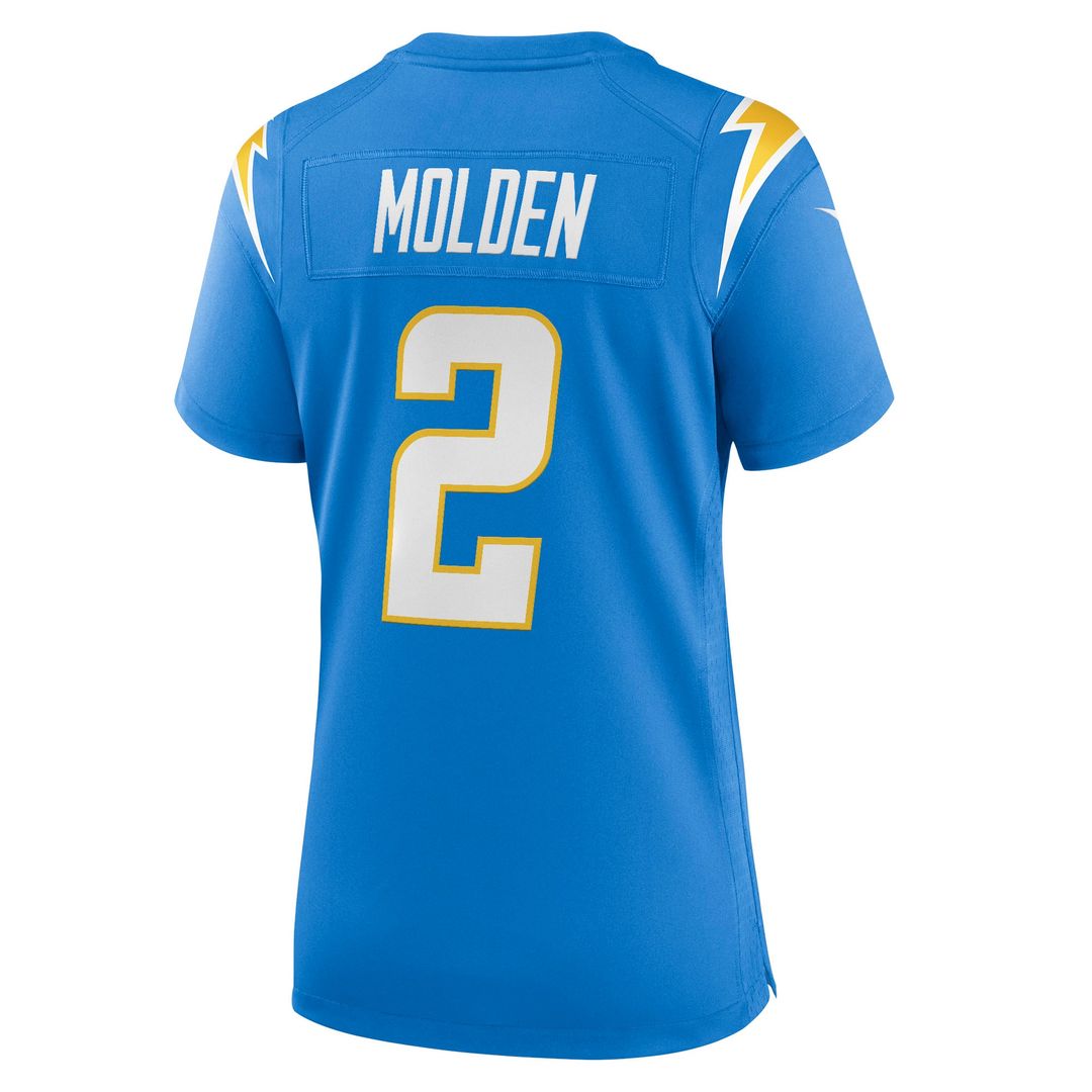 Elijah Molden Los Angeles Chargers Women's Team Jersey - Powder Blue