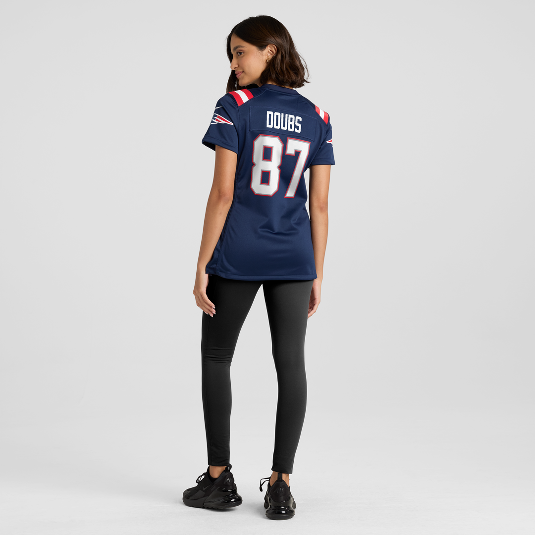 Romeo Doubs New England Patriots Women's Team Jersey - Navy