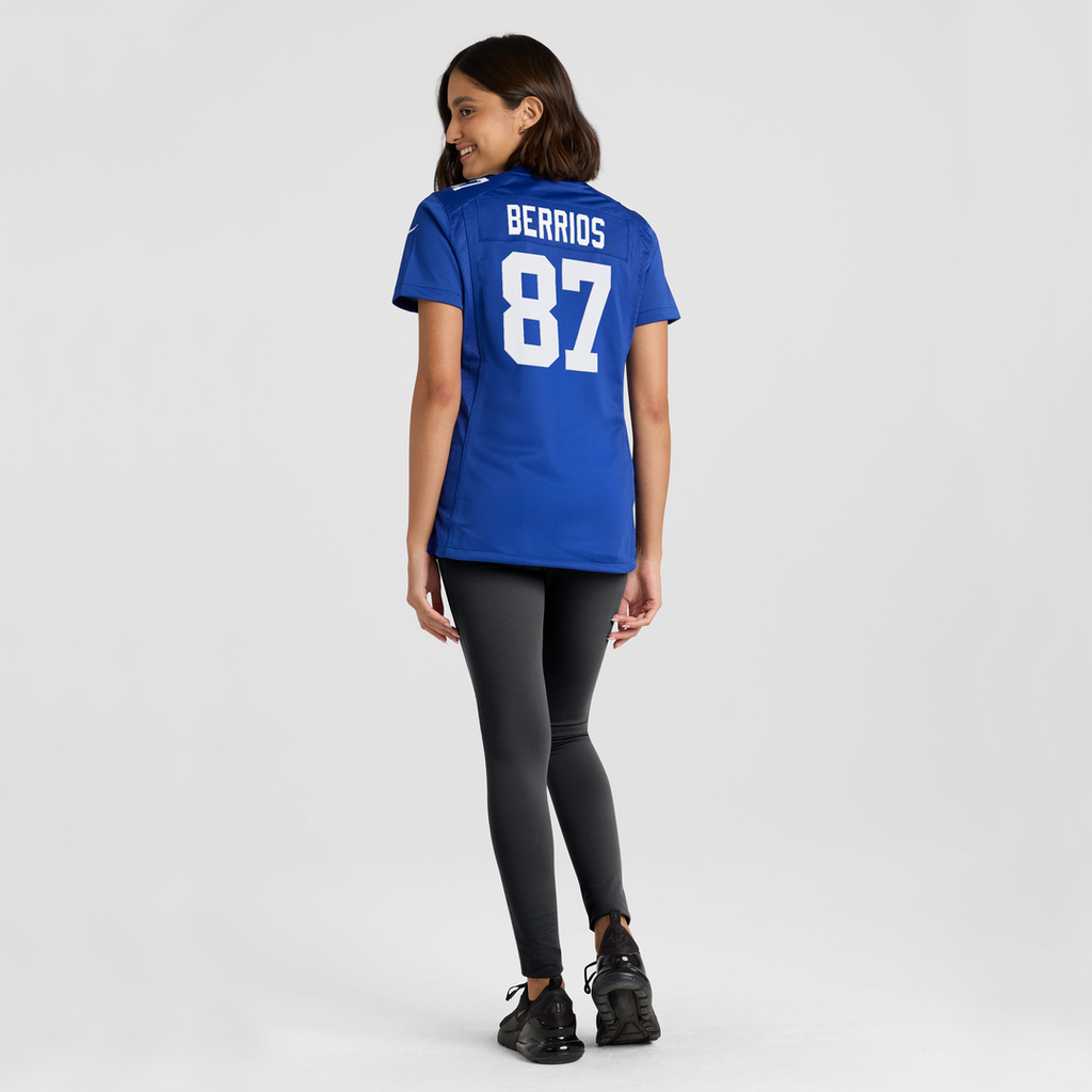 Braxton Berrios New York Giants Women's Team Jersey - Royal
