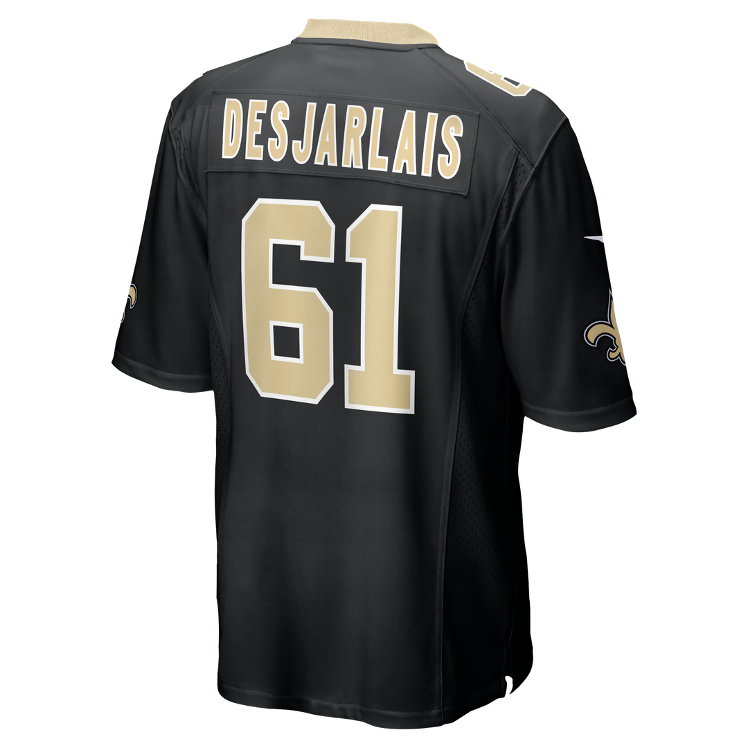 Drew Desjarlais New Orleans Saints Jersey - Black