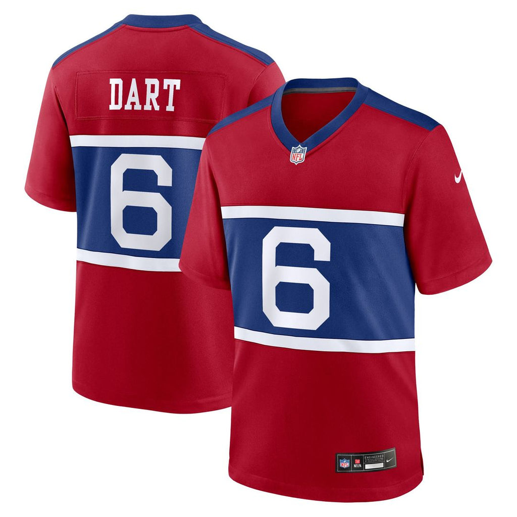 Jaxson Dart New York Giants Jersey - White