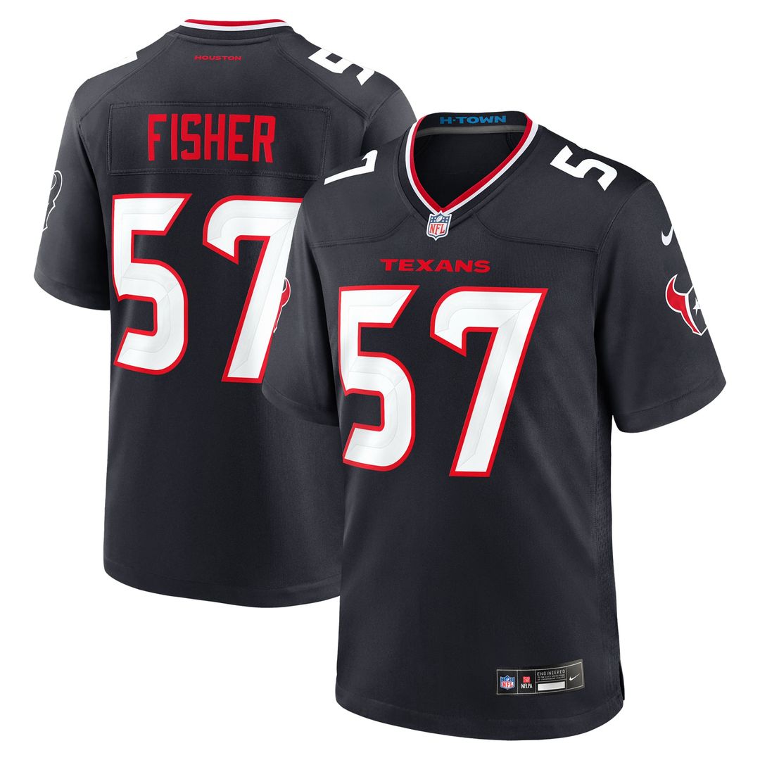 Blake Fisher Houston Texans Team Jersey - Navy