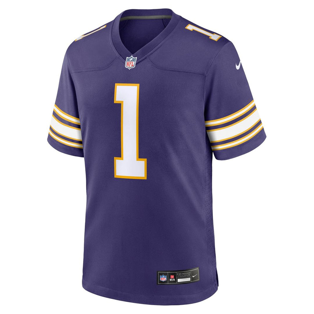 Warren Moon Minnesota Vikings Retired Player Alternate Jersey - Purple