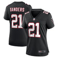 Deion Sanders Atlanta Falcons Women's Alternate Retired Player Jersey - Black