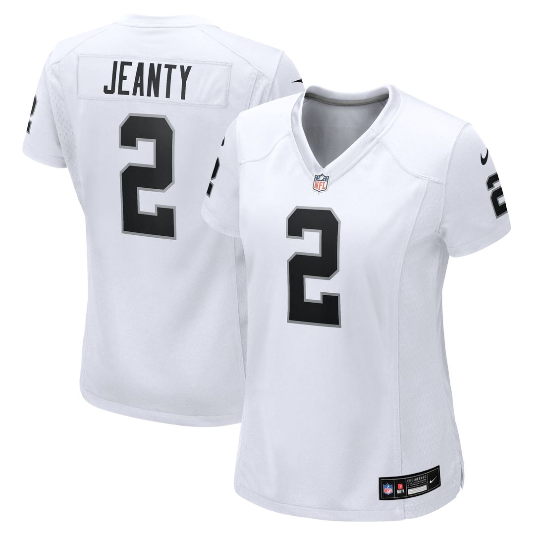 Ashton Jeanty Las Vegas Raiders Women's Jersey - White