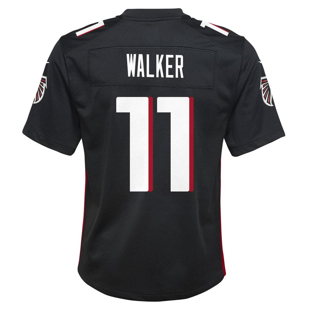 Jalon Walker Atlanta Falcons Youth Team Jersey - Black