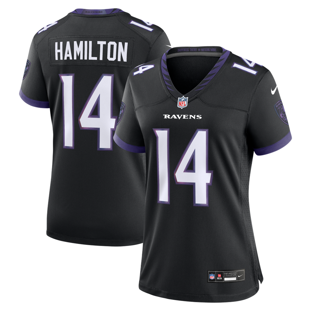 Kyle Hamilton Baltimore Ravens Women's Team Jersey - Purple