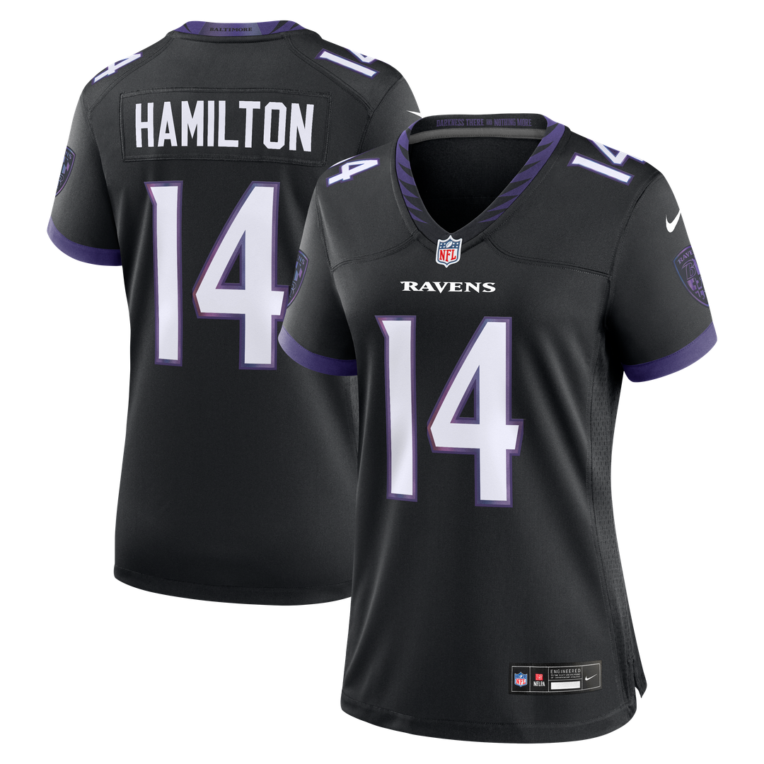 Kyle Hamilton Baltimore Ravens Women's Team Jersey - Purple