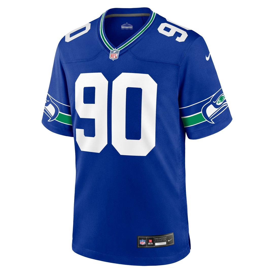 Jarran Reed Seattle Seahawks Alternate Jersey - Royal