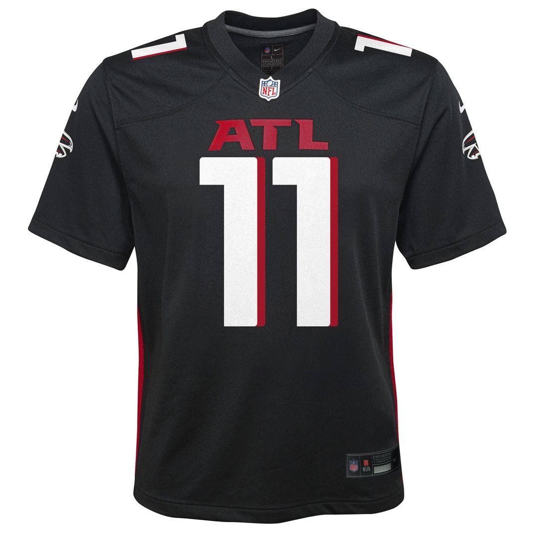 Jalon Walker Atlanta Falcons Youth Team Jersey - Black