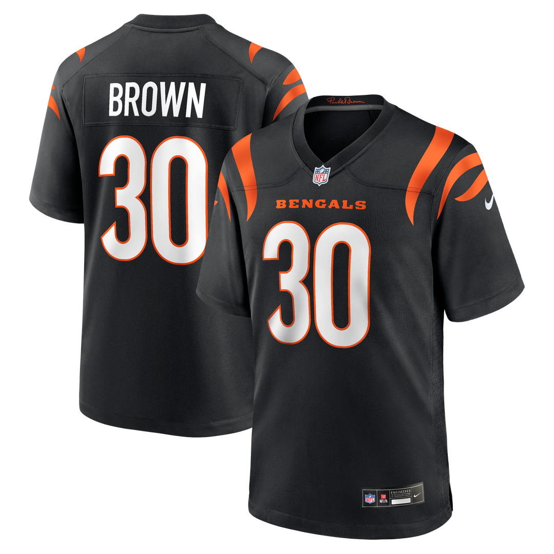 Chase Brown Cincinnati Bengals Team Jersey - Black