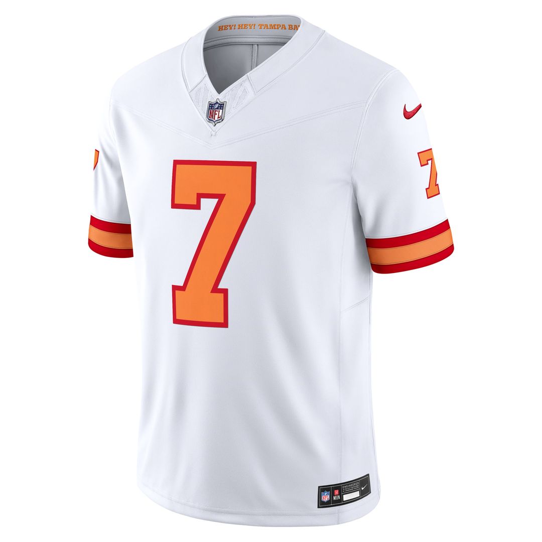 Bucky Irving '76 Tampa Bay Buccaneers Player Jersey - White