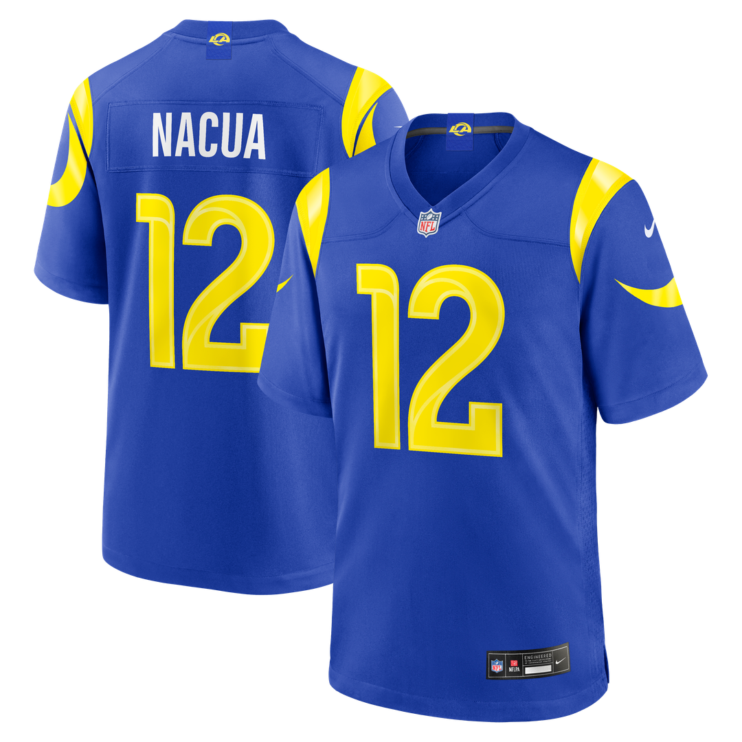 Puka Nacua Los Angeles Rams Team Jersey - Royal