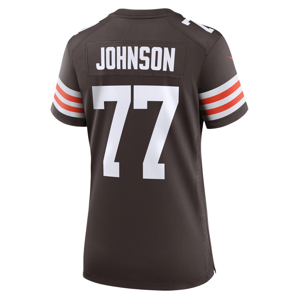 Zion Johnson Cleveland Browns Women's Team Jersey - Brown