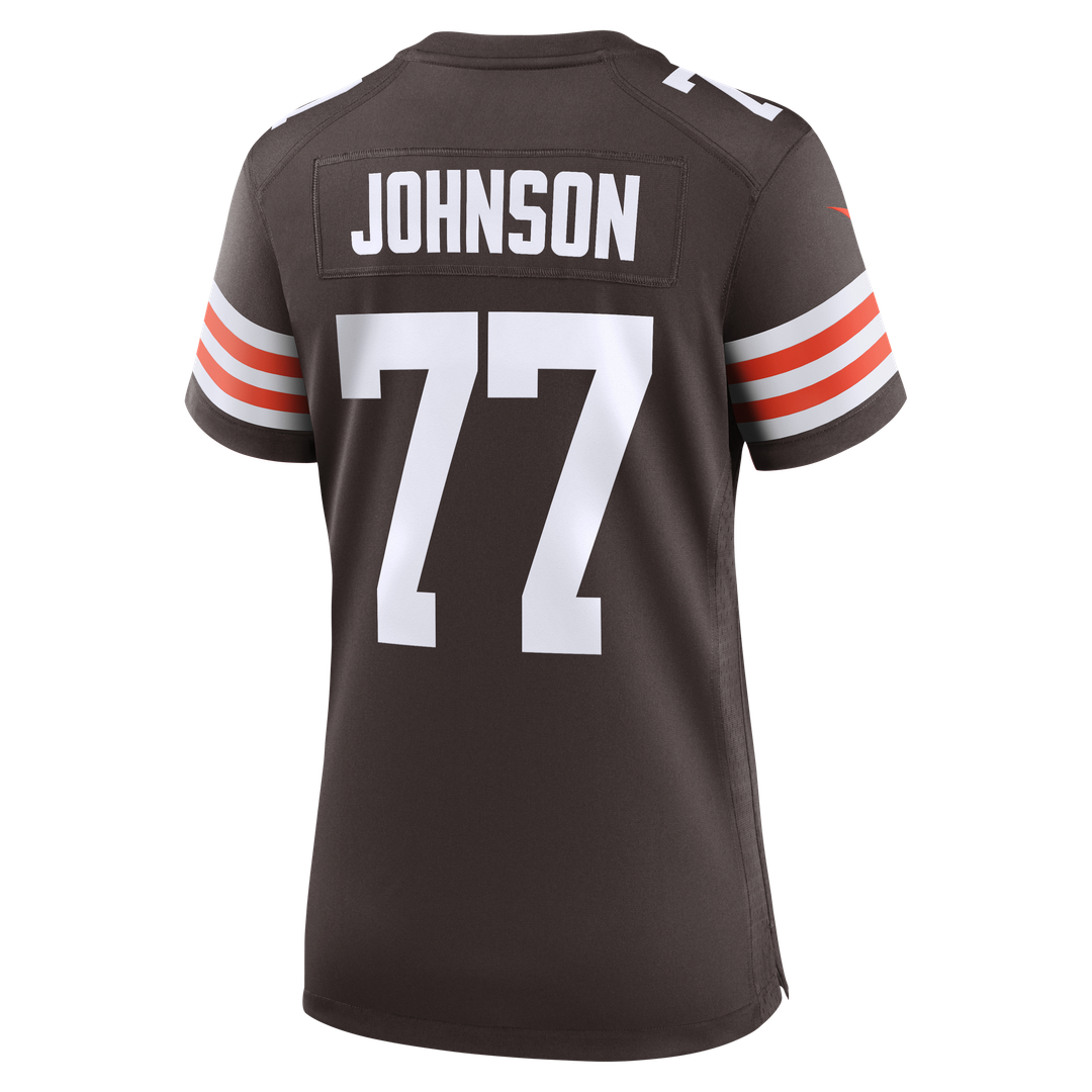 Zion Johnson Cleveland Browns Women's Team Jersey - Brown