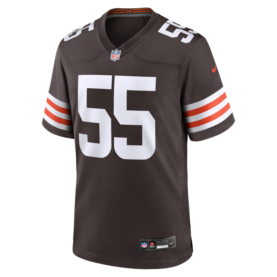 Spencer Fano Cleveland Browns Team Jersey - Brown