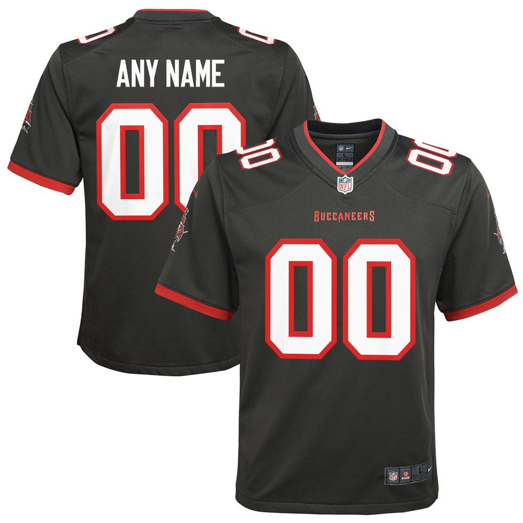 Tampa Bay Buccaneers Youth Alternate Custom Jersey - Pewter