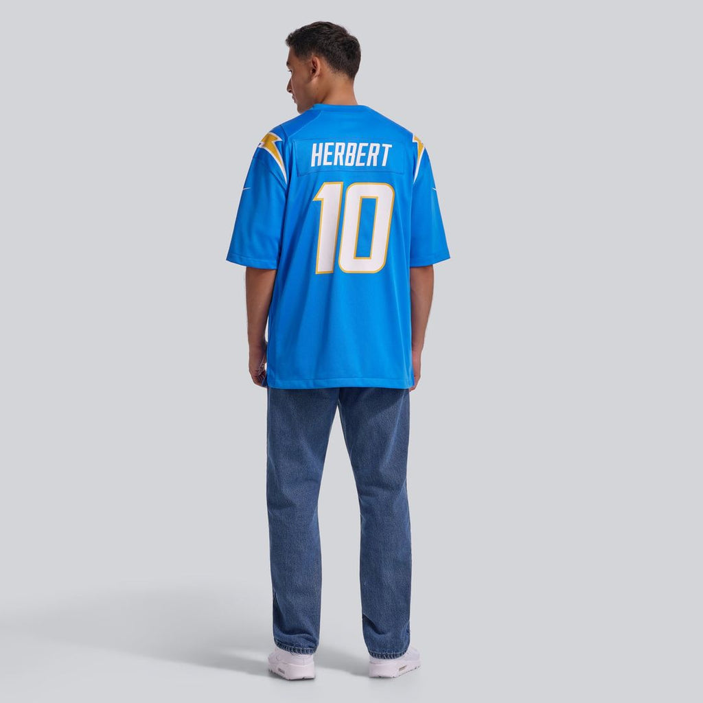 Justin Herbert Los Angeles Chargers Player Jersey - Powder Blue