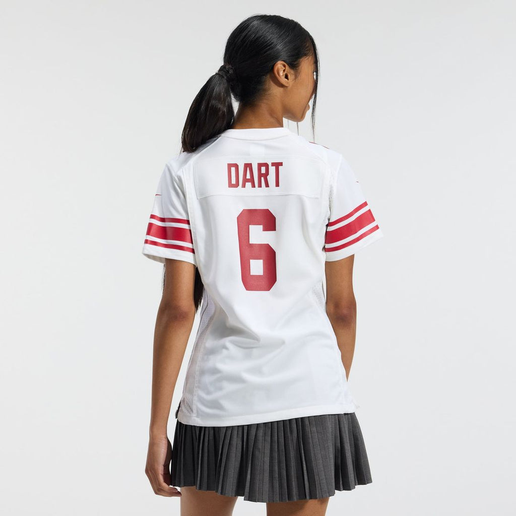 Jaxson Dart New York Giants Women's Jersey - White