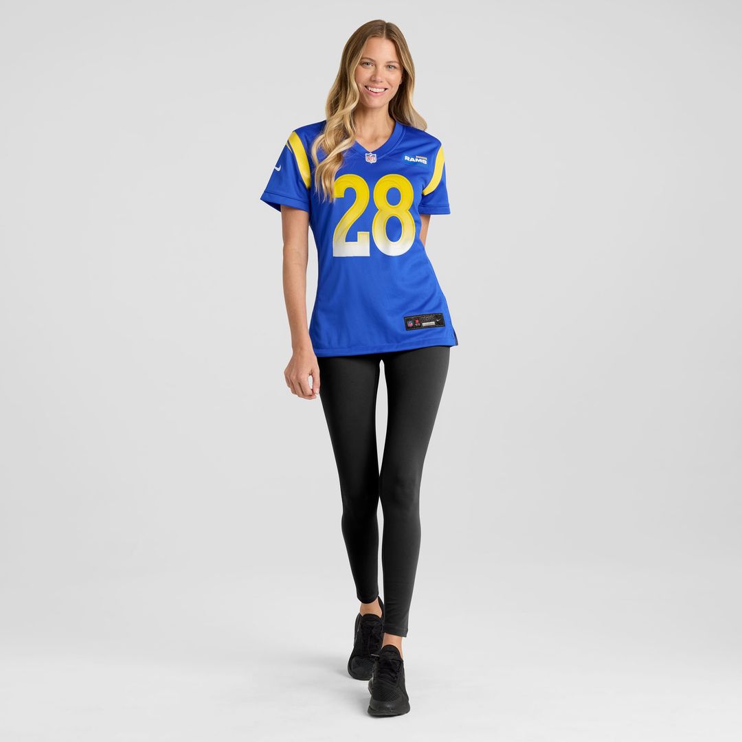 Marshall Faulk Los Angeles Rams Women's Game Retired Player Jersey - Royal