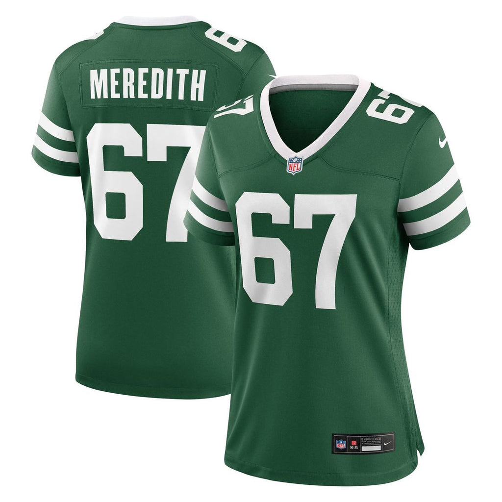 Meredith New York Jets Women's Team Jersey - Legacy Green