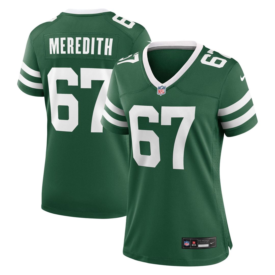 Meredith New York Jets Women's Team Jersey - Legacy Green