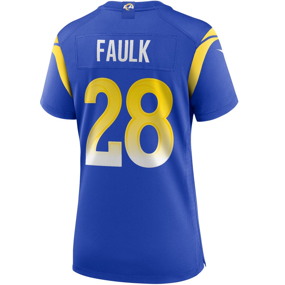 Marshall Faulk Los Angeles Rams Women's Game Retired Player Jersey - Royal