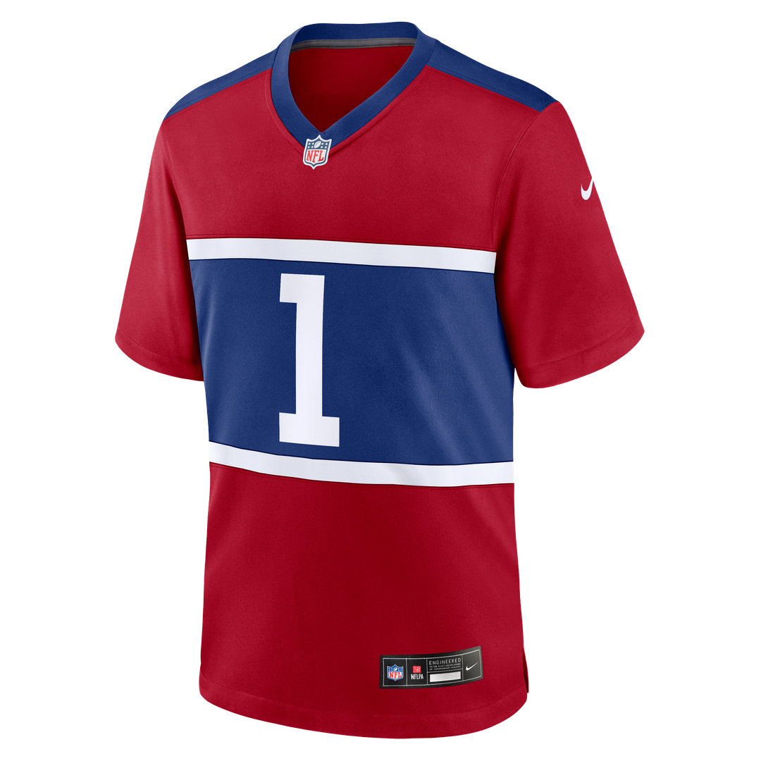 Malik Nabers New York Giants Alternate Jersey - Century Red