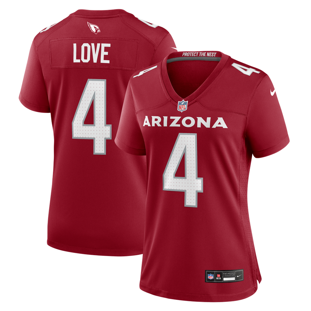 Jeremiyah Love Arizona Cardinals Women's Jersey - White