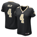 Oscar Delp New Orleans Saints Women's Team Jersey - Black
