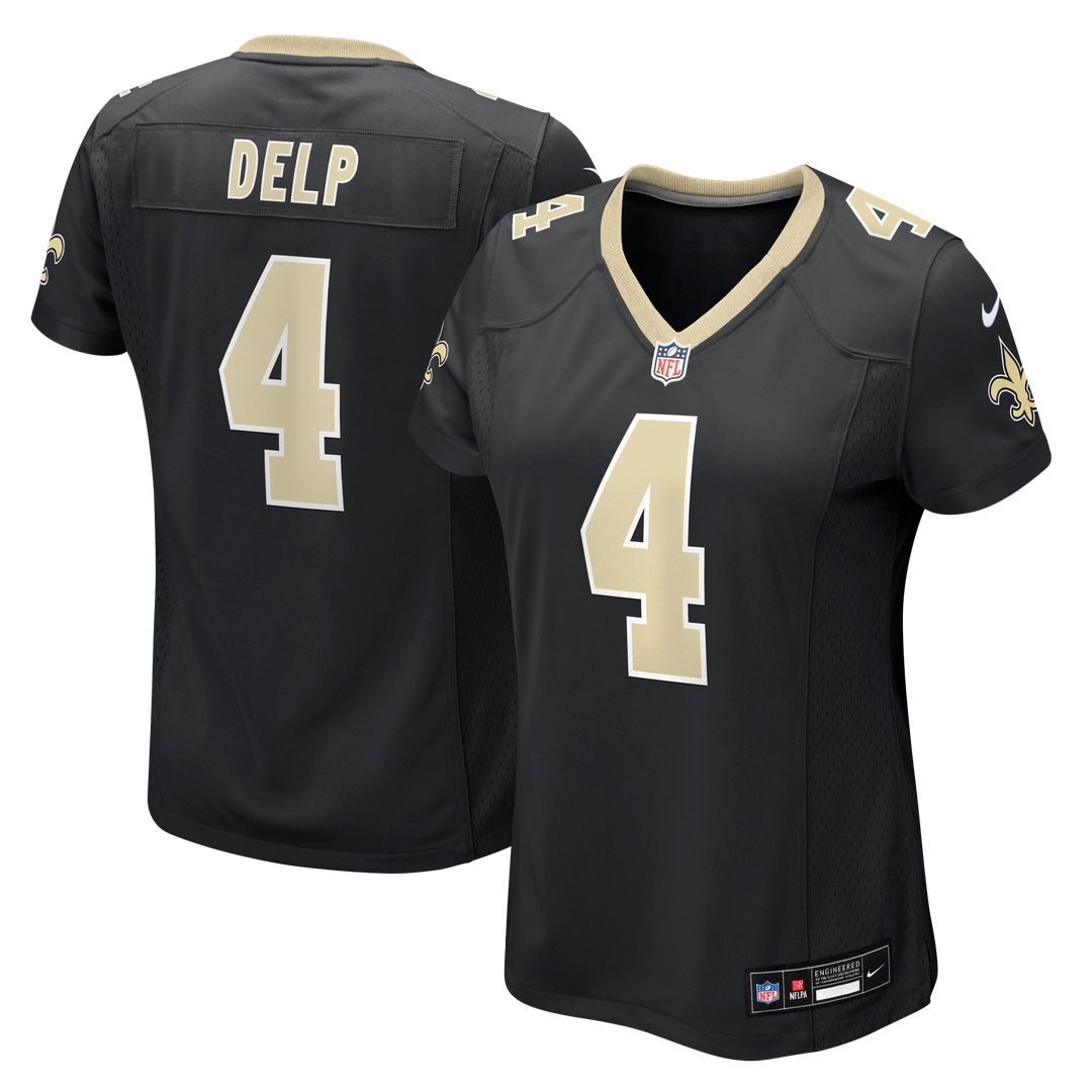 Oscar Delp New Orleans Saints Women's Team Jersey - Black