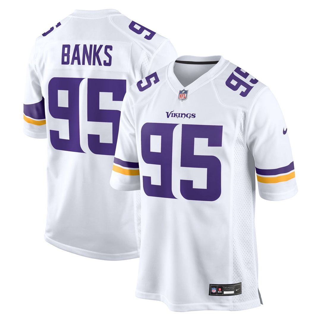 Caleb Banks Minnesota Vikings Alternate Classic Jersey - Purple