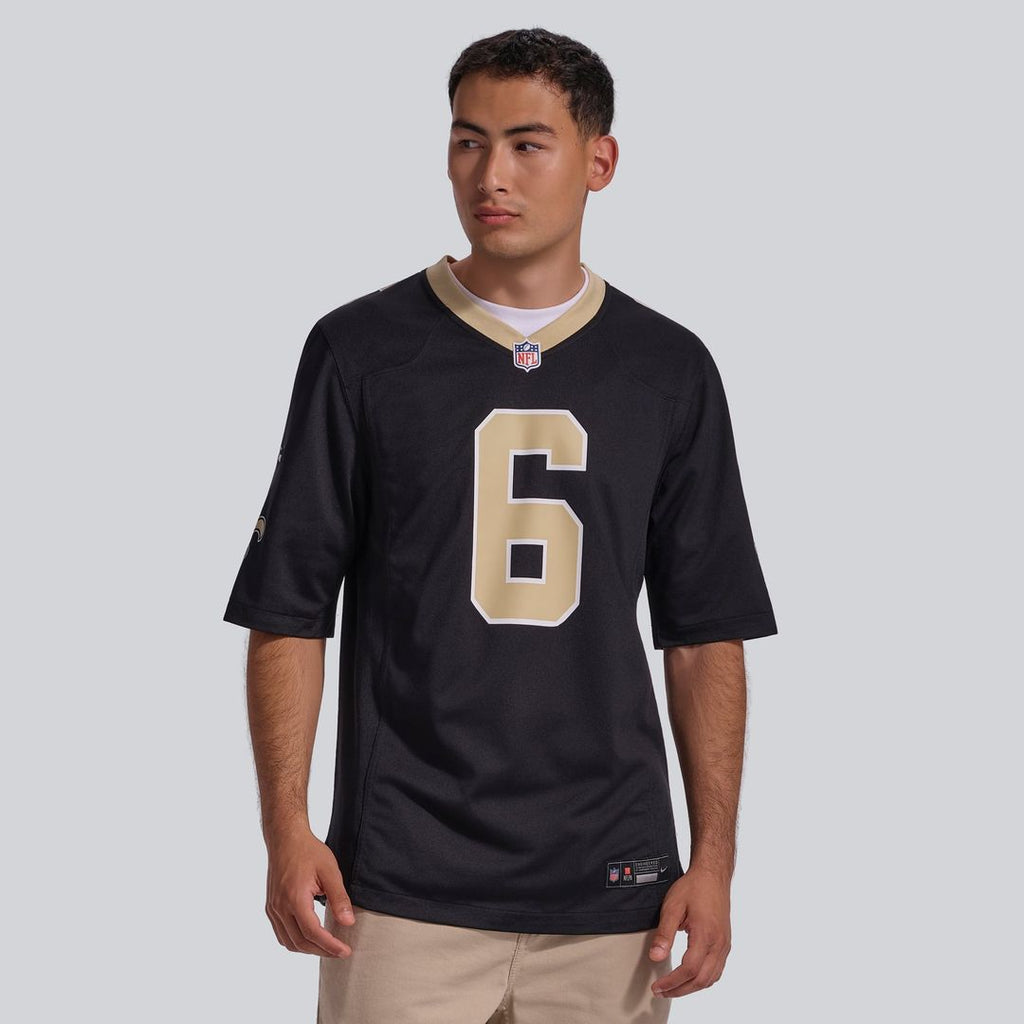 Tyler Shough New Orleans Saints Jersey - Black