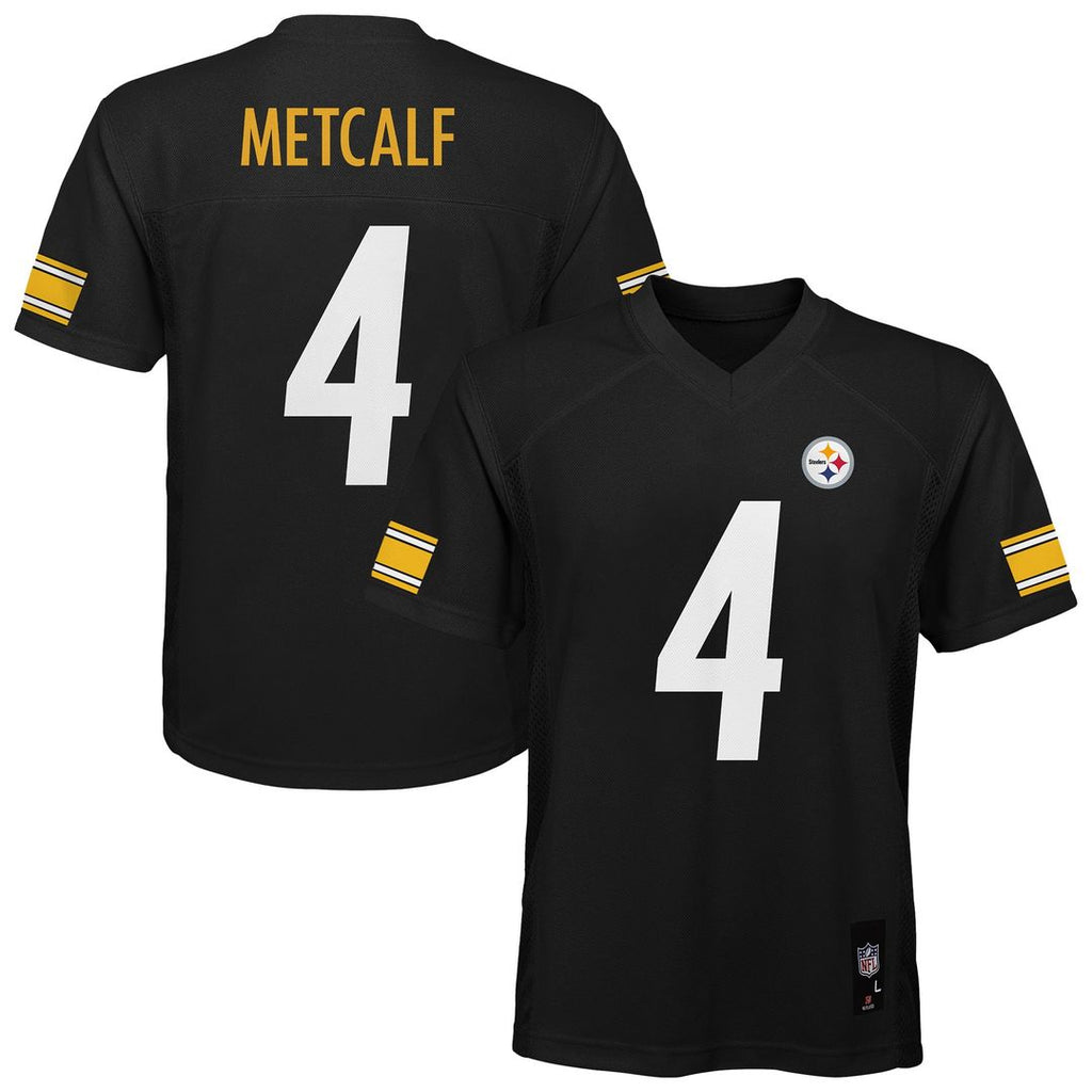 DK Metcalf Pittsburgh Steelers Youth Jersey - Black