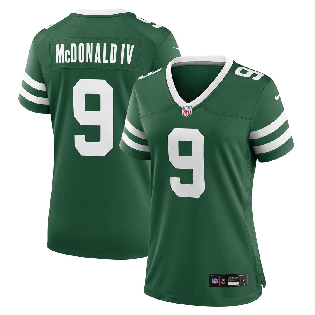 Will McDonald IV New York Jets Women's Team Jersey - Legacy Green