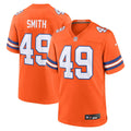 Dennis Smith Denver Broncos Retired Player Alternate Jersey - Orange