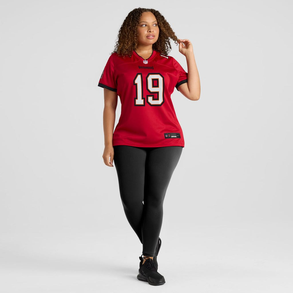 Keyshawn Johnson Tampa Bay Buccaneers Women's Game Retired Player Jersey - Red