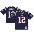 Tom Brady New England Patriots Big & Tall 2001 Legacy Retired Player Jersey - Navy