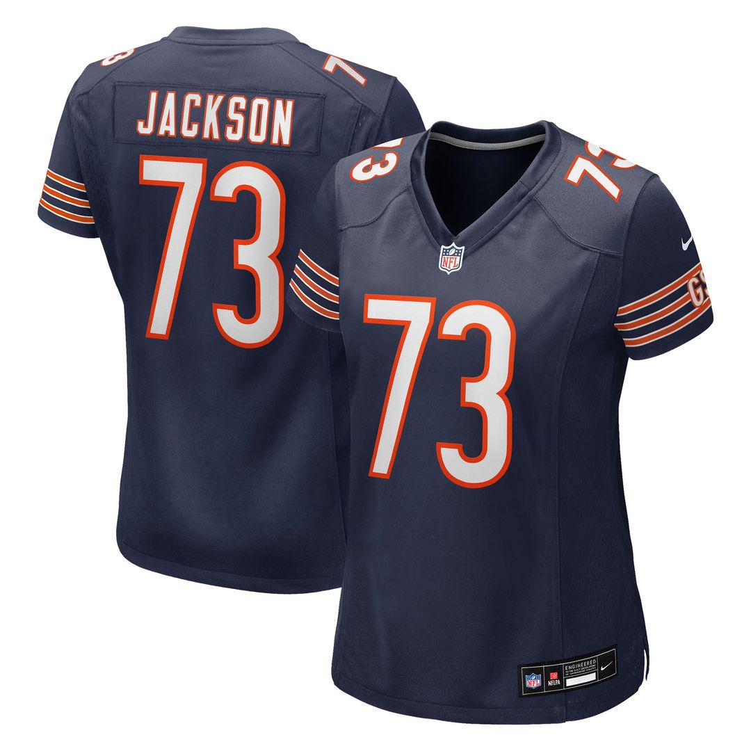 Jonah Jackson Chicago Bears Women's Team Jersey - Navy