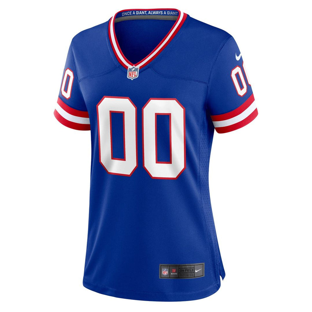 New York Giants Women's Classic Custom Jersey - Royal