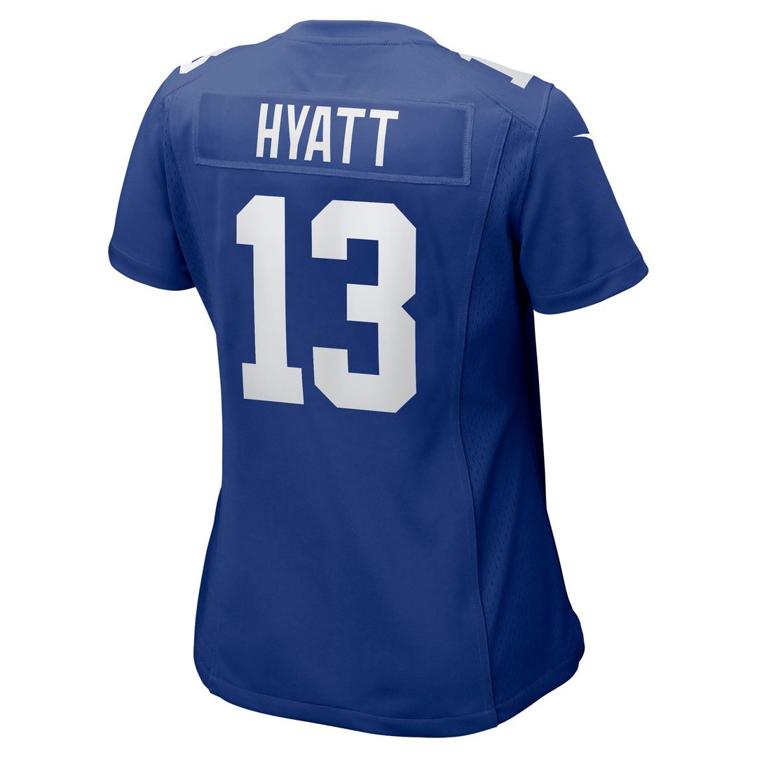 Jalin Hyatt New York Giants Women's Team Jersey - Royal