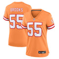 Derrick Brooks Tampa Bay Buccaneers Women's Throwback Jersey - Orange