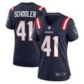 Brenden Schooler New England Patriots Women's Jersey - Navy
