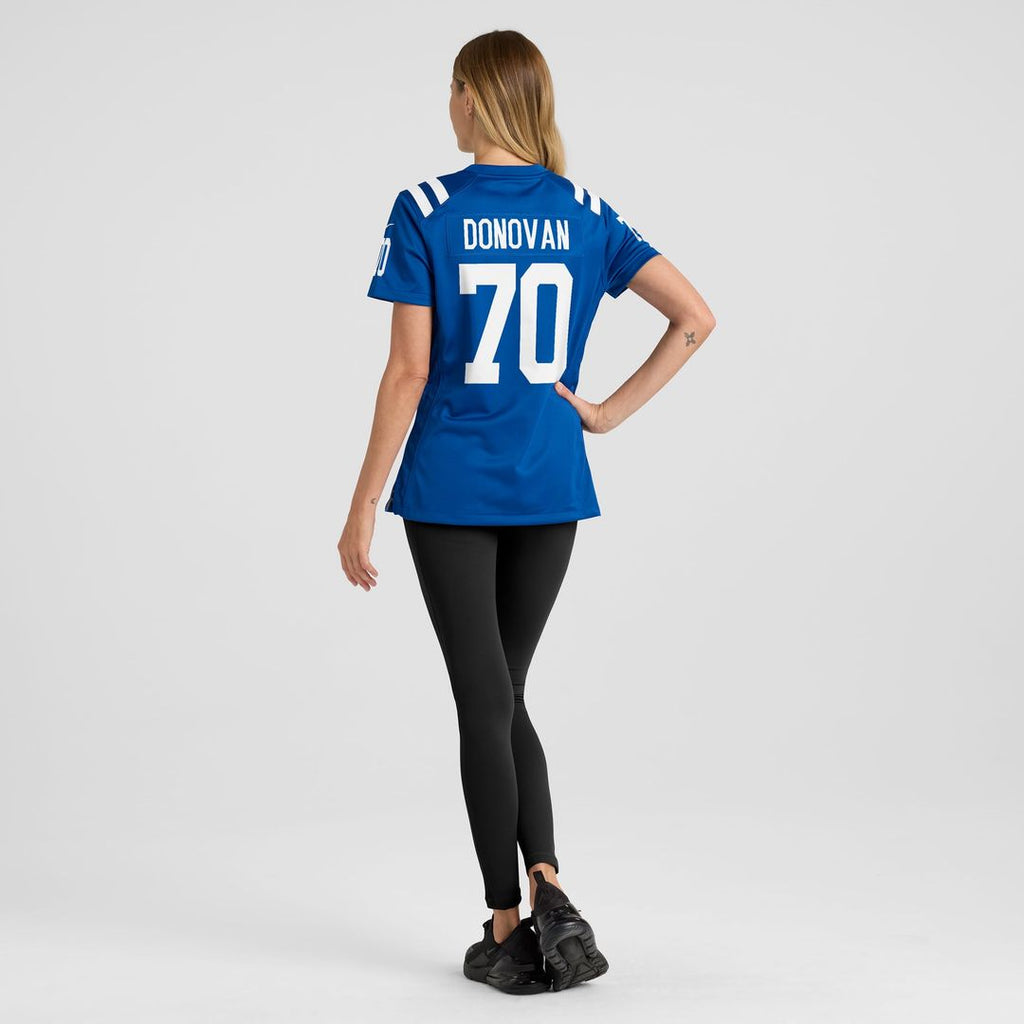 Art Donovan Indianapolis Colts Women's Game Retired Player Jersey - Royal